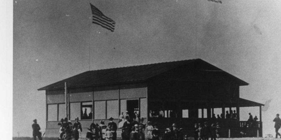 The Flying horses in it's original location in Oak Bluffs