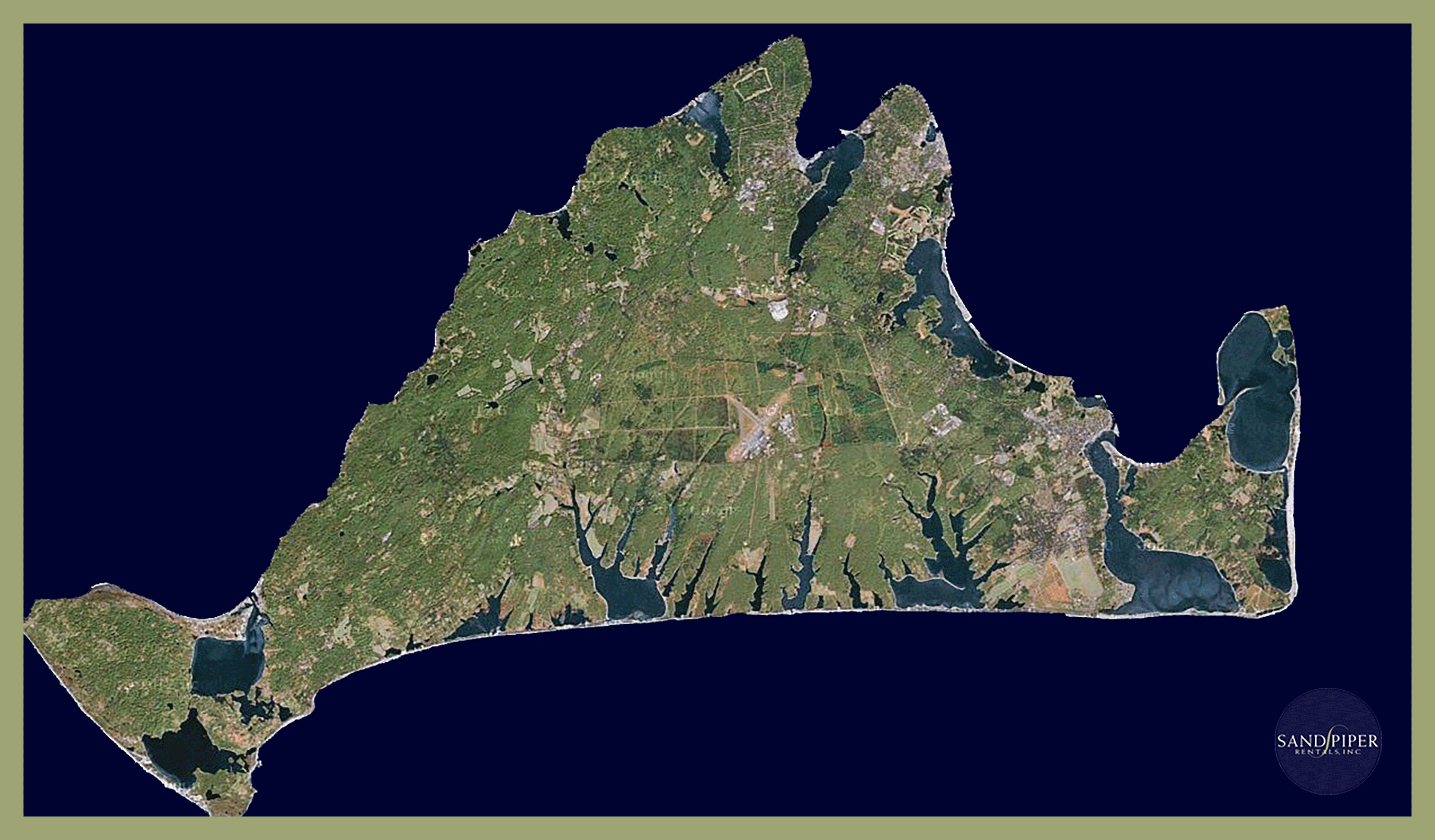 Aerial View of Martha's Vineyard