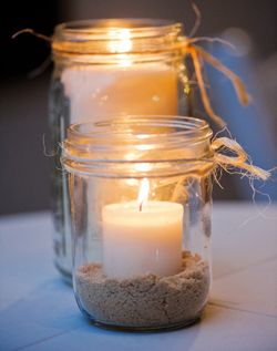 Mason Jar Votives