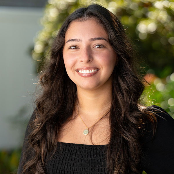 Staff member Stephany De Oliveira